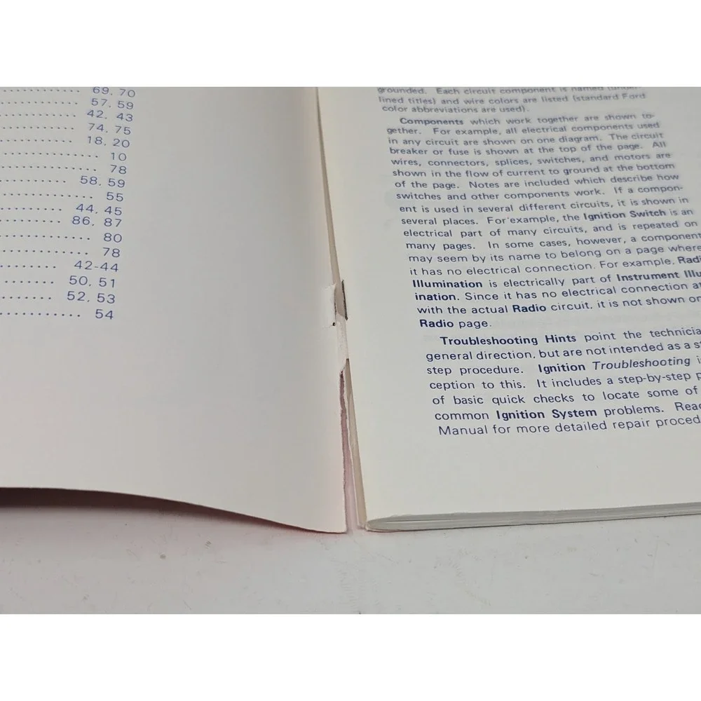 1980 Ford Fairmont Zephyr Electrical Vacuum Wiring Shop Service‎ Manual